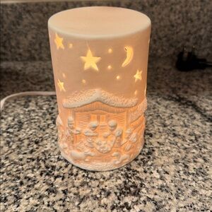 Ceramic Nativity Night Light